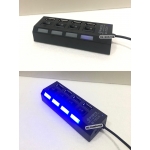 USB HUB 4 PORT M-TECH USB 2.0 4P-01 + Saklar